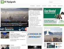 Tablet Screenshot of eltipografo.cl